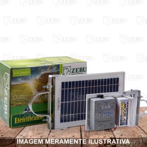ZS20 BI ELETRIFICADOR SOLAR C/ BAT. INTEGRADA ZEBU