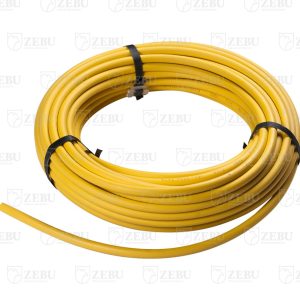MANGUEIRA DE POLIET. AMARELA 7/16" C/ 25M ZEBU