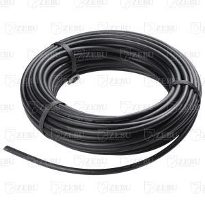 MANGUEIRA DE POLIET. PRETA 7/16" C/ 25M ZEBU